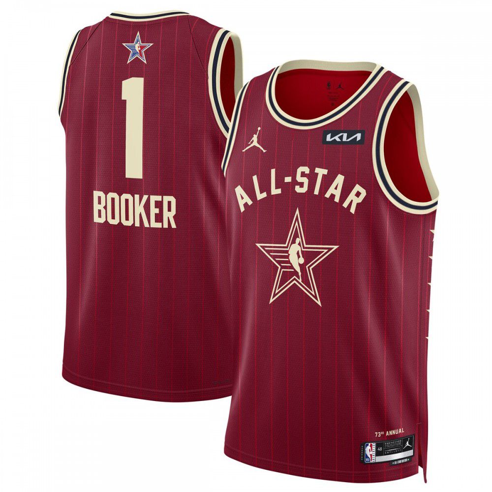 Devin Booker Jordan Brand Unisex 2024 NBA All-Star Game Swingman Jersey - Crimson-Pro Kit Vault | Brand New 26/27 Sports Jerseys